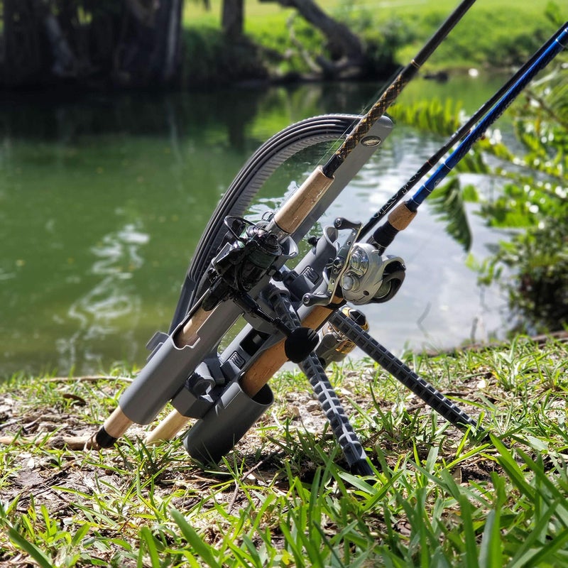 Rod-Runner Fishing Rod Rack - Express 3 Fishing Rod Carrier - Gray - Image 3
